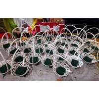 Combo 50 giỏ hoa bé cắm hoa, Giỏ nhựa nhí  - giỏ cắm hoa tươi, hoa sáp mini