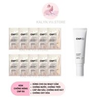 [Combo 50 gói] Kem chống nắng vật lý chống nước CNP thấm nhanh không nhờn dính mỏng nhẹ -CNP RX Skin Screen Sunblock