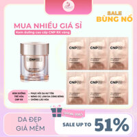 [Combo 50 gói] Kem dưỡng cao cấp CNP RX vàng trẻ hóa tái tạo da - Cnp Rx The Supremacy Re-new Cream Supreme Lift 1ml
