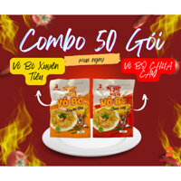 [Combo 50 Gói] Vó Bò Vị Chua Cay, Vị Xuyên Tiêu. Đồ Ăn Vắt Mới Cực Hot Siêu Ngon 1 Gói 40g, Chân Bò Rút Xương ỦVị,BIGMAO