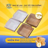 Combo 50 hộp Bánh Krap vuông, Krap Chữ Nhật Trắng , In Hình, Krap