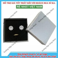 Combo 50 Hộp Đựng Trang Sức Màu Trắng Phủ Nhung Đen - Hộp Đựng Vòng Tay - Hộp Đựng Dây Chuyền