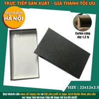 Combo 50 Hộp Đựng Ví Dài Nam Nữ Màu Đen chất liệu bìa giấy cứng chống va đập