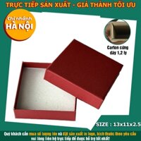 Combo 50 Hộp đựng ví nam màu đỏ chất liệu bìa giấy cứng chống va đập, in ấn logo thương hiệu theo yêu cầu