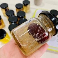 Combo 50 hũ -  75ml thủy tinh - Nắp thiếc màu đen.( Chuyên chưng yến, đựng dầu dừa các loại cao, bột thảo dược,vv. )