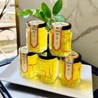combo 50 hũ chưng yến 100ml lục giác thủy tinh Nắp thiếc Đen ( Hàng Shop cam kết thủy tinh dày dặn trong suốt chuẩn đẹp)