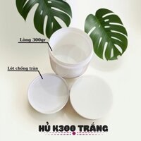 Combo 50 Hủ K300 - Dung tích 300gr - Có nắp lót chống tràn - Hủ đựng kem body - Đựng Kem Body.