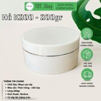 [Combo] 50 hũ nhựa đựnġ kem body cao cấp 200gr-có nắp lót chống tràn Đựng kem trộn