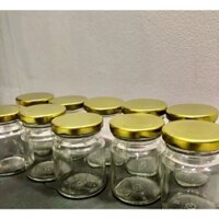 Combo 50 hũ thủy tinh nắp vàng 75ml