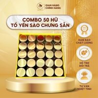 Combo 50 Hũ Tổ Yến Sào Chưng Sẵn 35% yến tươi Ngự Cung Yến giá sỉ - Quà tặng Sức Khoẻ