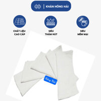 Combo 50 Khăn Trắng Cotton 8 Ô  Làm Khăn Ăn Nhà Hàng, Khăn Lau Xe, Lau Chén Bát, Lau Đa Năng