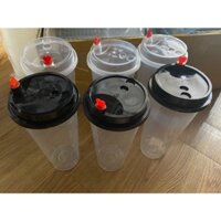 COMBO 50 LY NHỰA NẮP TRẮNG/ĐEN/TRONG NÚT TIM 700ML