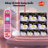 [Combo 50 miếng] Băng vệ sinh quần/ tã bỉm quần Veermoon cho mẹ sau sinh chống tràn ban đêm 10 túi 5 miếng, size M/L/XL.