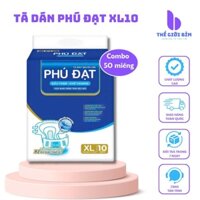 Combo 50 miếng bỉm già vách ng già Phú Đạt XL10 (siêu tiết kiệm)