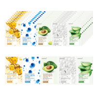 Combo 50 miếng mặt nạ Eunyul Natural Moisture Mask Pack 22ml ( 5 loại mỗi loại 10 miếng)