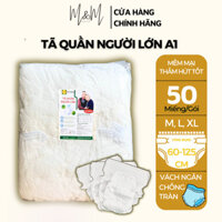Combo 50 miếng Tã quần người lớn Peppy A1 size M/L/XL siêu thấm hút, tiết kiệm, chống tràn