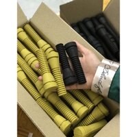 Combo 50 Núm cao su vặt lông gà, vịt số 19 màu vàng + đen, núm cao cấp,chất liệu cao su thiên nhiên mềm, dẻo, độ bền cao