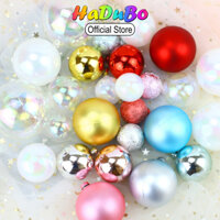 COMBO 50 Set 3 viên bi nhựa trang trí lung linh hpbd HaDuBo 068