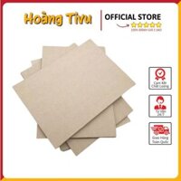 Combo 50 Tấm Carton Lạnh 3 Lớp Khoảng 2mm Khổ 30x40cm Giấy Đẹp Nhẵn 2 Mặt Màu Vàng Nghệ