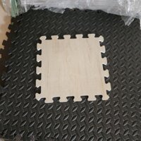 Combo 50 thảm xốp vân gỗ VNXK ko mùi cao cấp 30x30 kèm viền