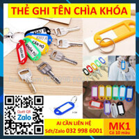 Combo 50 thẻ chìa khóa MK1 đánh dấu phòng Móc chìa khóa căn hộ Móc khóa thẻ tên name tag thẻ tên valy hainh1