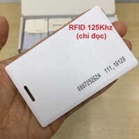 [Combo 50] Thẻ từ RFID 125Khz loại dày 1.8mm- thẻ ID chip TK4100 dùng làm thẻ nhân viên, thang máy ...