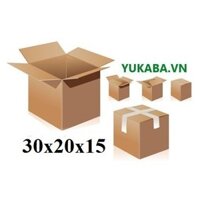 Combo 50 Thùng giấy carton 30x20x15