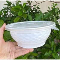 combo 50 tô nhựa 1000ml có nắp dùng 1 lần