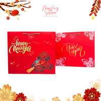 Combo 50 túi quà lẵng đại, túi đựng giỏ quà tết chúc mừng năm mới 45x40x30cm