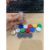 Combo 50 vỏ chai lọ đựng thuốc tiêm gà đá 5ml gồm lọ nắp và nút cao su, lọ đựng thuốc vacxin 5cc