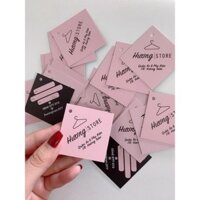 combo 500 tag in theo yêu cầu kích thước 5x5 cm