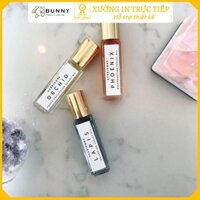 Combo 500 Tem Dán Nước Hoa Chiết 1.3x7cm Giá Siêu Ưu Đãi Tem Giấy Cán Màng - Xưởng In MoPh