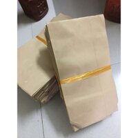 combo 500 túi giấy xi măng đựng bánh mỳ loại to Kt 14x24