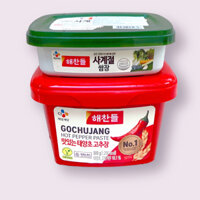COMBO 500G TƯƠNG ỚT GOCHUJANG + TƯƠNG TRỘN CHẤM THỊT HÀN QUỐC 170G