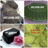 Combo 500gr bột găng + 500gr cây thạch đen + 01 túi lọc