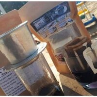 Combo 500gram Cafe pha Phin và 10 phin giấy Drip bag