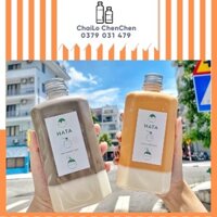 COMBO 50C CHAI DẸP VUÔNG 500ML KÈM NẮP NHÔM F28