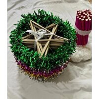 [Combo 50c - Size 40] Nguyên liệu làm đèn ông sao trung thu, đèn ông sao size 40 cho trẻ tự làm