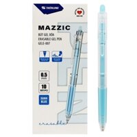 Combo 5/10 bút Xóa Được Mực Xanh Thiên Long GelE-007 ngòi 0.5mm