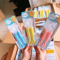 Combo 5,10 thìa silicon, muỗng silicon cho bé, thìa muỗng ăn dặm ( sỉ)