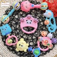 Combo 5,10 túi đồ chơi xúc xắc cho bé 7 chi tiết, mỗi( sỉ)