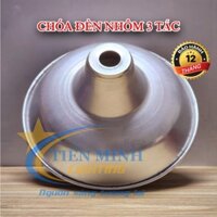 [COMBO 5/10/15]Chóa Đèn Nhôm 3 Tấc, tăng độ sáng, bảo vệ bóng đèn, thích hợp trong nhà và ngoài trời