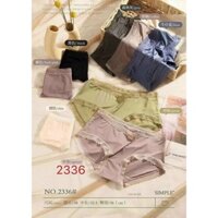 Combo 5c Quần Lót Nữ Thun Lạnh Cạp Viền Phối Ren Mềm Mịn Thoáng Khí Ôm Mông 2336
