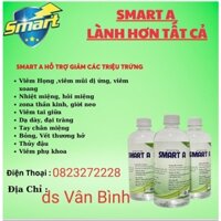 Combo 5chai Smart A tặng 1 bình rửa phụ khoa.  Smart A nước muối đa năng