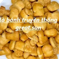 combo 5kg ( 1 thùng vị mặn) bánh con ngựa, bánh que, bánh con cá, bánh số, bánh hạt ngọc trời