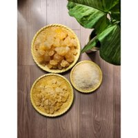 Combo 5kg đường phèn Quảng Ngãi hạt mịn/ hạt vừa/ hạt to làm từ mật mía nguyên chất không tẩy nhà làm