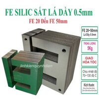 Combo 5kg Fe silic EI làm biến áp kích cơ biến áp 220v ( fe28mm đến fe 50mm) - linh kiện điện tử QUỲNH DIỄN