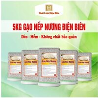 COMBO 5kg Gạo Nếp Nương Điện Biên - Loại túi 1kg - Đã hút chân không - Đặc sản núi rừng Tây Bắc