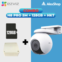 [COMBO-5M] Camera Ezviz H8 Pro 3K (5M)+Thẻ 128G+ Hộp Kỹ Thuật Camera Ngoài Trời