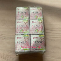 Combo 6 Băng vệ sinh Diana SENSI Siêu mỏng không cánh trắng hồng. #Siêu Thị Tâm An#